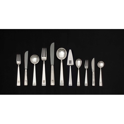 181-Pice Set of Silver Cutlery
